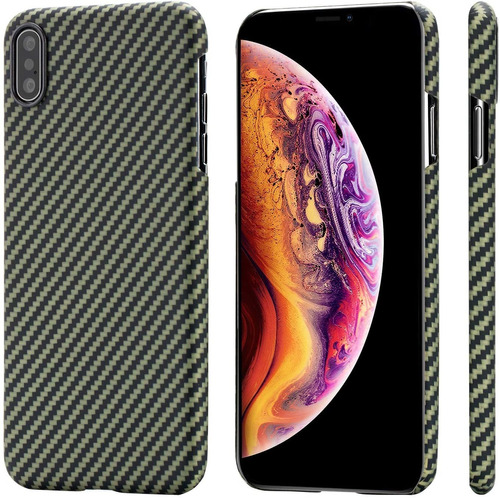 Funda Para iPhone XS Max - Negra/amarilla