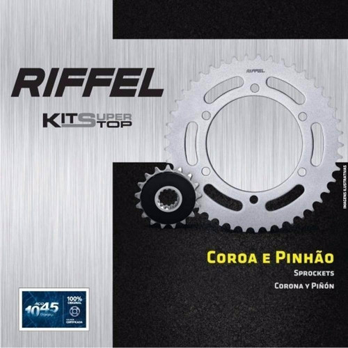Kit Coroa E Pinhão Riffel Suzuki Gsx R 750 Srad (2011-2016)