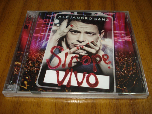 Cd+dvd Alejandro Sanz / Sirope Vivo (nuevo Y Sellado)