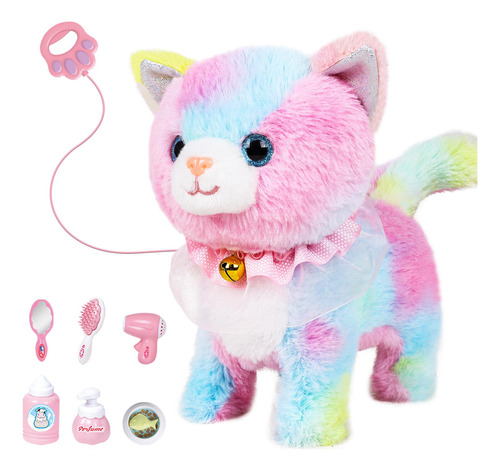 Robot De Peluche Electrónico Interactivo Que Camina Cat Jima