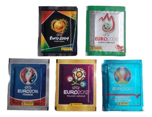 Colección De  Sobres Panini Eurocopa Euro Sellados