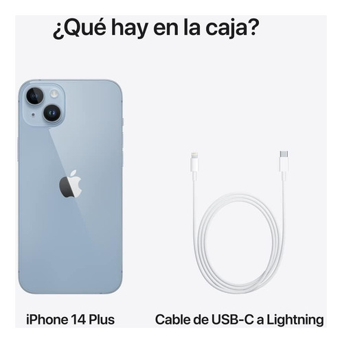 Apple Iphone 14 (128 Gb) - Bandeja Azul Con Caja Azul (Reacondicionado)