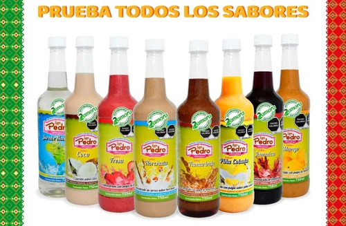Jarabe Saborizante Concentrado Sabor Coco San Pedro 750ml