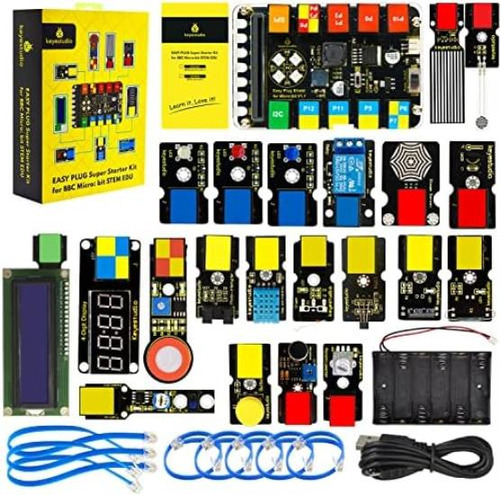 Keyestudio Microbit Super Easy Plug Starter Kit Para Codific