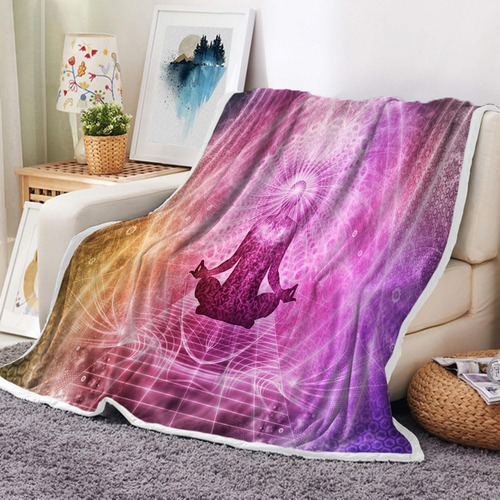 Manta Gruesa De Chakras Para Sofa, Dormitorio, Ropa De Cama,