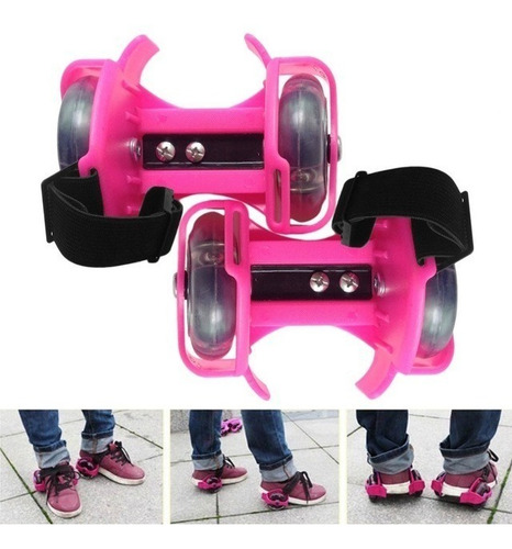 Imagen 9 de 10 de Patines Ajustable Flashing Rollers Con Luz Led Ruedas Zapato
