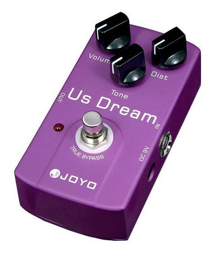 Imagen 1 de 4 de Pedal de efecto para instrumento de cuerda Joyo Vintage US Dream JF-34  violeta
