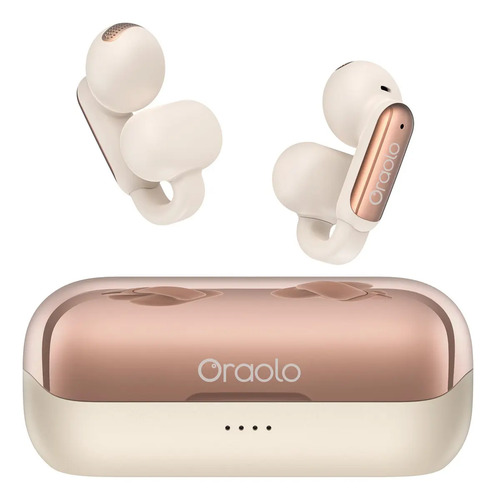 Fone de Ouvido Sem Fio Oraolo OE02 TWS Bluetooth com Clip-ear, Cancelamento de Ruído e Microfone HD
