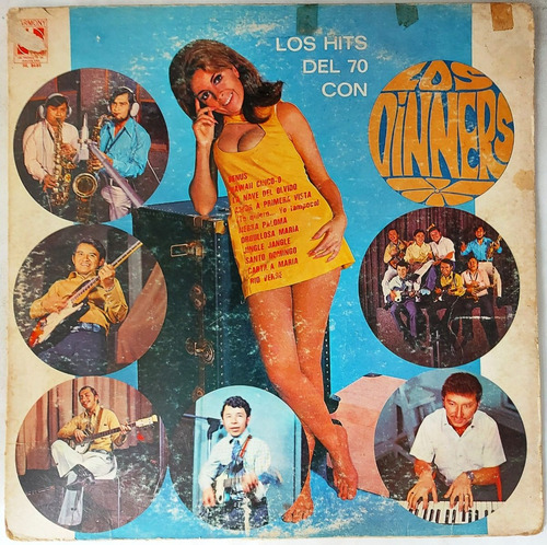 Los Dinners - Los Hits Del 70 Con Los Dinners  Lp