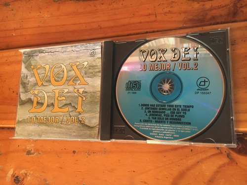 Vox Dei Lo Mejor Vol. 2 Cd 1996 Blues Rock Argentino