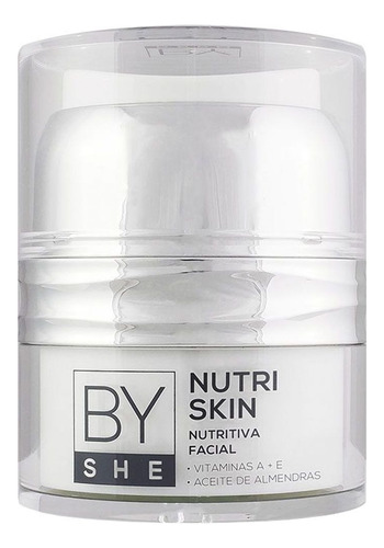 By She Nutri Skin Crema Nutritiva Facial Pieles Secas 50g