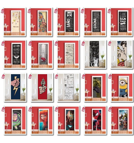 Vinilos Para Puertas Vinilos Decorativos - Personalizados