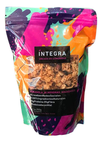  Granola Almendra Y Arandanos Íntegra 350g 