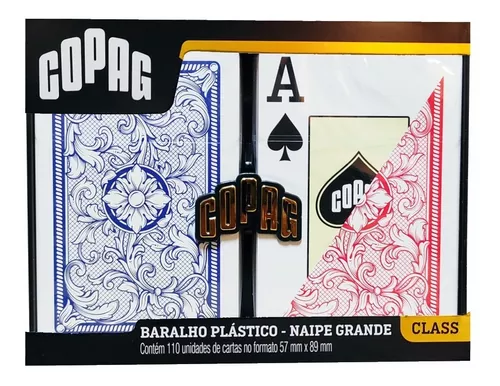 Cartas Jogar Baralho 110 Unidades Copag - Lojas Tem