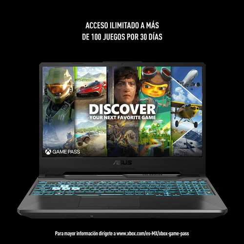 Laptop Asus Tuf Gaming R5 Nvidia Rtx3050 8gb 512gb Ssd Negro