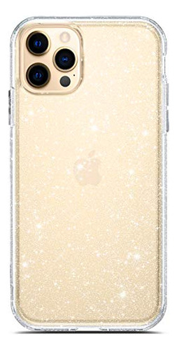 Coolwee Clear Glitter Para Apple iPhone 12 B08m3qmlbk_300324