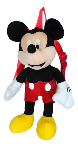 Morral Bolso Minnie Mouse Mochila Peluche 3d Disney Original