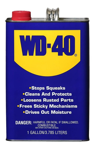 Lubricante Wd40 En Galon 3,785 Lts Afloja Todo Desoxidante