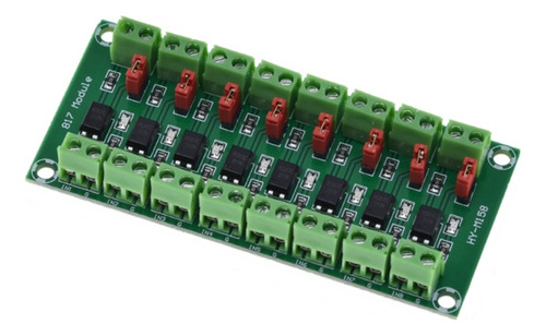 Modulo Aislamiento 8 Canales 3/30vdc Con Optoacoplador Pc817