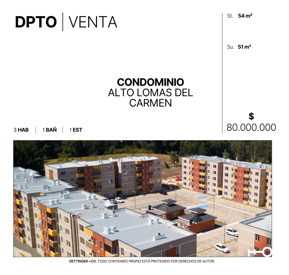 Departamento En Venta - Condominio Alto Lomas Del Carmen