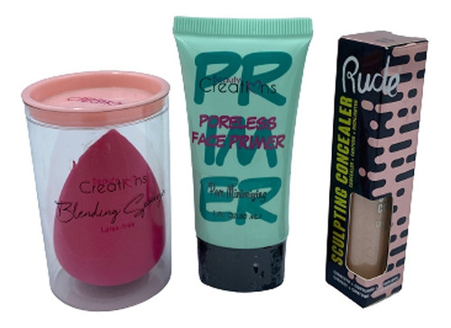 Pack Primer Esponja Y Corrector