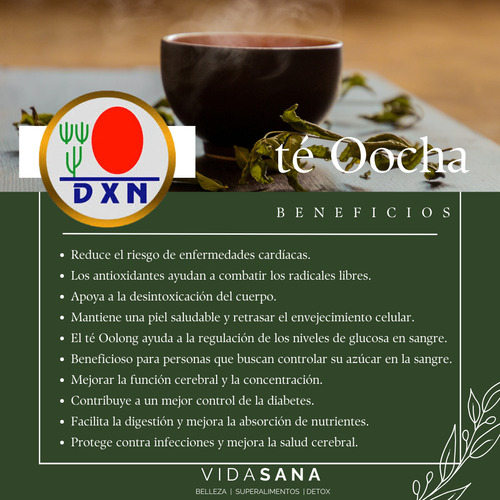 Té Oocha Dxn / Té Oolong Con Ganoderma Lucidum
