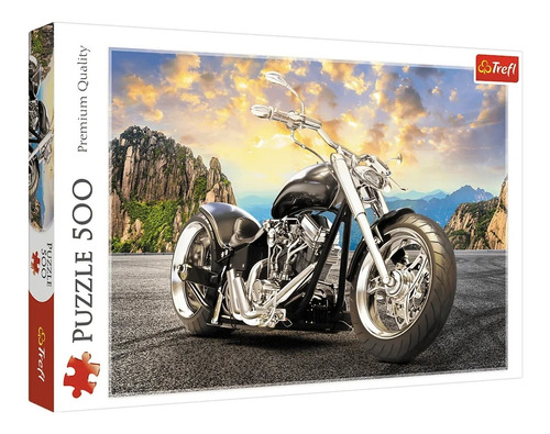 Juego De Mesa Puzzle Trefl Motocicleta 500 Piezas Febo