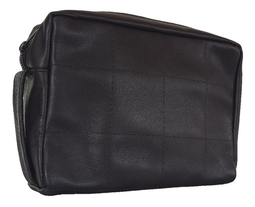 Imagem 1 de 4 de Pasta Bolsa Ccb Tradicional Gg Em Couro Quadriculado Preto R