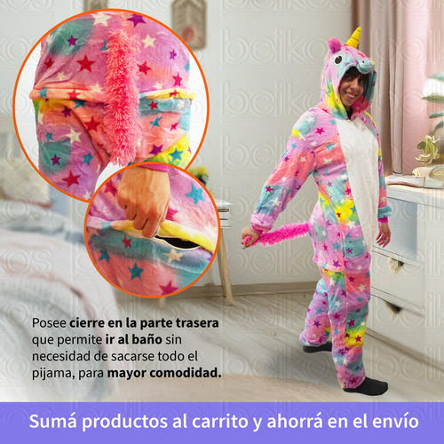 Pijama Enterizo Kigurumi Personajes Adulto Mameluco Invierno