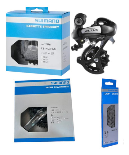Kit De Transmision Shimano 3x8v