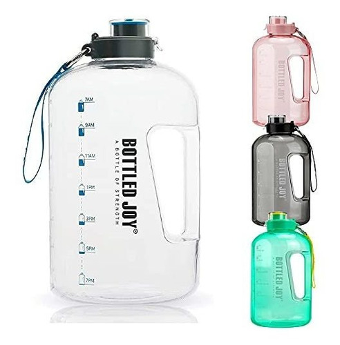 Botella De Agua Deportiva Botella (50oz/85oz/1gallon) 8qrqd