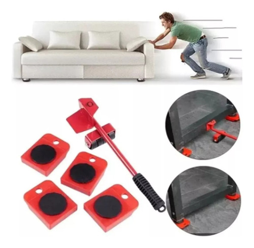 Herramienta Elevadora Con Ruedas Para Mover Muebles Pesados