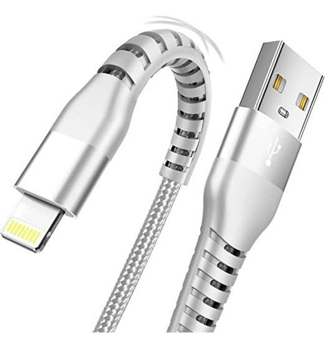 Cargador P/iPhone 4 Cables[certificado Apple Mfi] C/rapida B