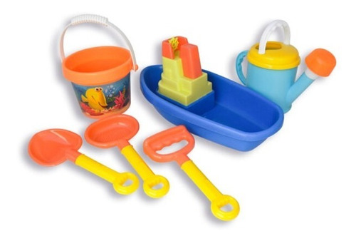 Set Playa Barco C/ Pala Rastrillo Balde Duravit Lloretoys