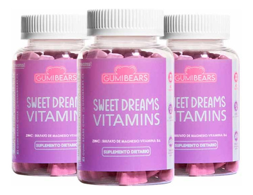 Vitaminas Para El Sueño - Gumi Bears Sweet Dreams 3 Meses