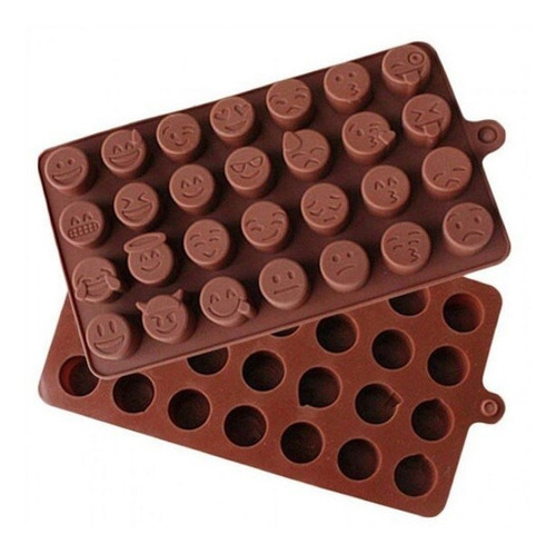 Molde Silicon Chocolate Caritas Emojis 13302255