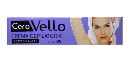 Crema Depilatoria Para Rostro Y Axilas Cerovello 50 Gr