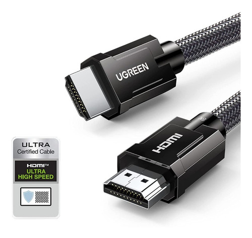 Cable Hdmi 2.1/4k 8k Ultra High Speed Certificado 2m Ugreen 