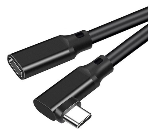 Cable De Extensión Tipo C Usb 3.2 Gen 2 Pd 100w Hd 4k 90