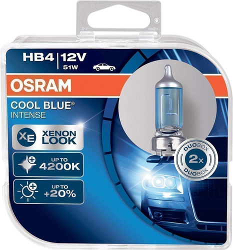 Bombillos Osram Hb4 9006 Cool Blue Intense 4200k X2