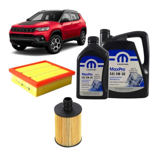 Imagen 1 de 5 de Kit De Filtros Y Aceite Mopar Jeep Compass 2.0 Diesel