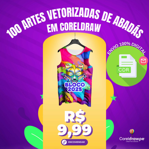 Artes Vetorizadas De Abadás 2025 Em Coreldraw