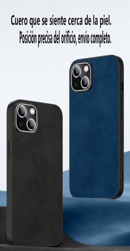 - Funda De Piel For iPhone Kit Carcasas + Micas Protectoras