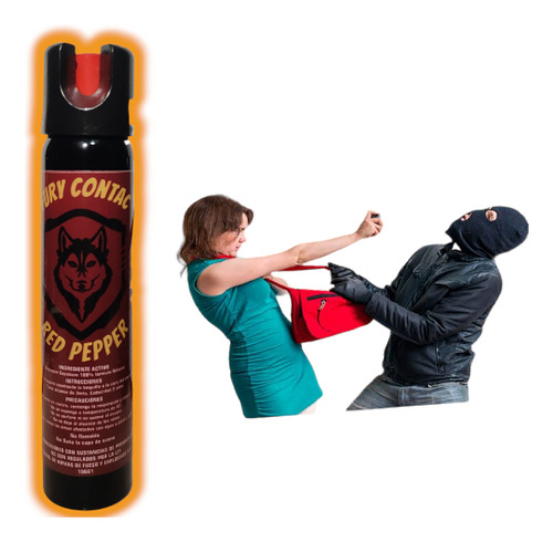 Gas Pimienta Lacrimógeno Defensa Personal Spray 135 Gramos