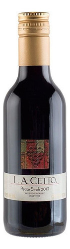 Pack De 12 Vino Tinto L.a. Cetto Petite Syrah 187 Ml