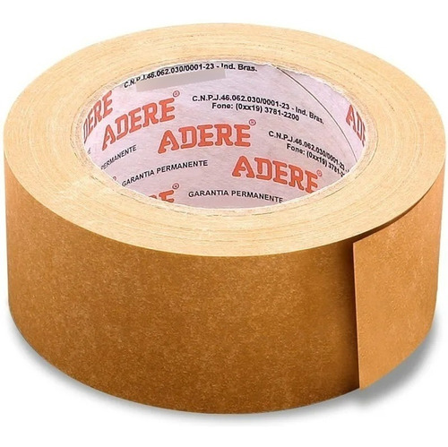 Imagem 3 de 3 de Fita Adesiva Kraft 45mm X 50m Para Acabamento Quadro Moldura