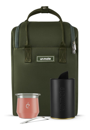 Pack Matero Un Mate - Mochilero 1 Militar