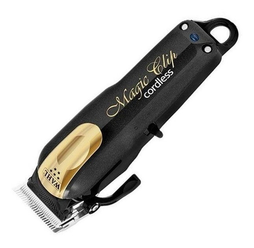 Imagen 3 de 7 de Wahl Professional Cordless Magic Clip Black & Gold 8148-100 negra y dorada 120V