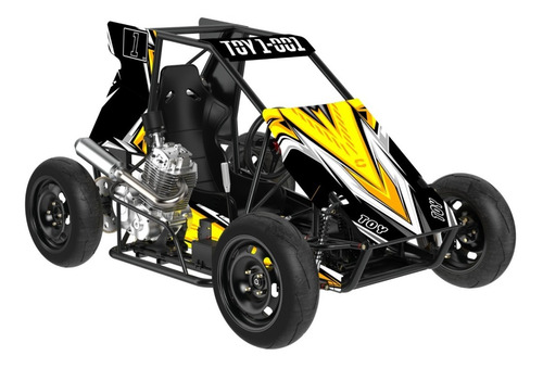 Imagen 1 de 10 de Toy 01 Collino Chasis Tubular Con Motor Kayak 250 En Marcha