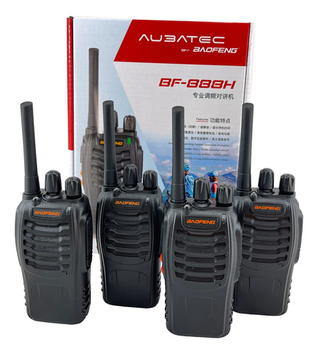 10 Radios Aubatec Bf-888h By Baofeng Uhf 400-470 Mhz